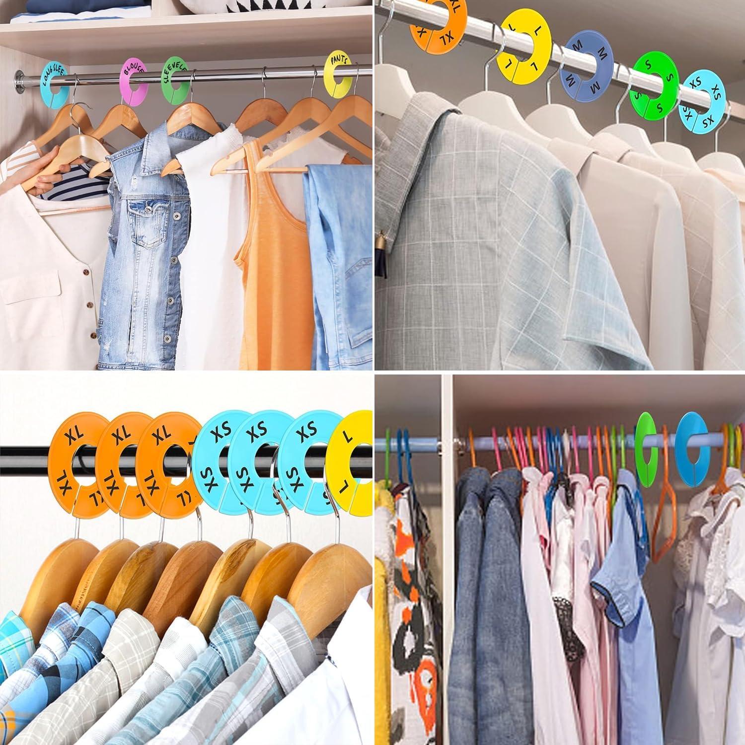 Divisores de Closet para Ropa 12 Pcs Aruicheng 9 cm Plástico