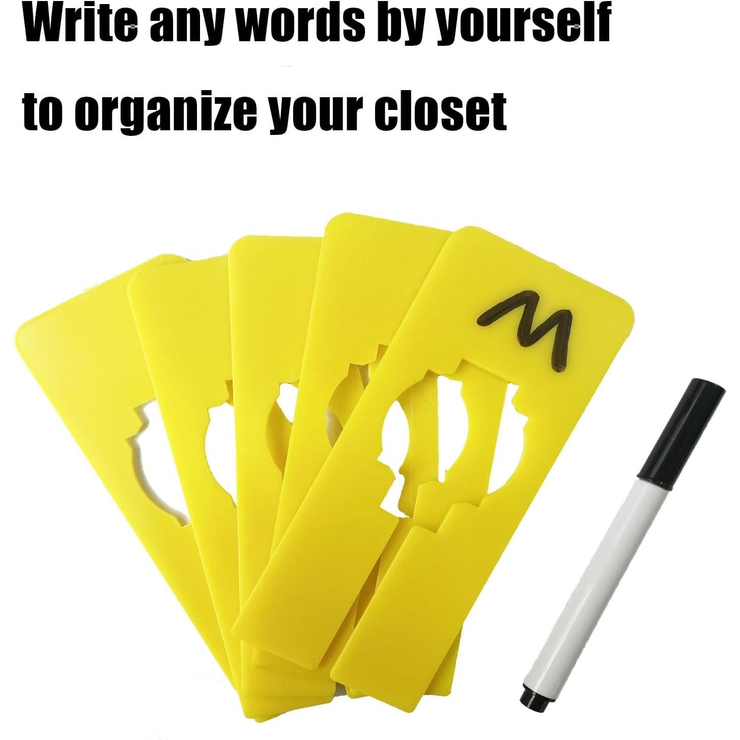 30 Divisores de Ropa Coloridos CasaVibe para Closet 5x13.7cm