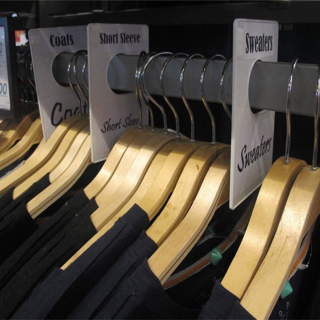 Divisores de Ropa TraGoods 10 Piezas Blanco Perla 13.6x9cm