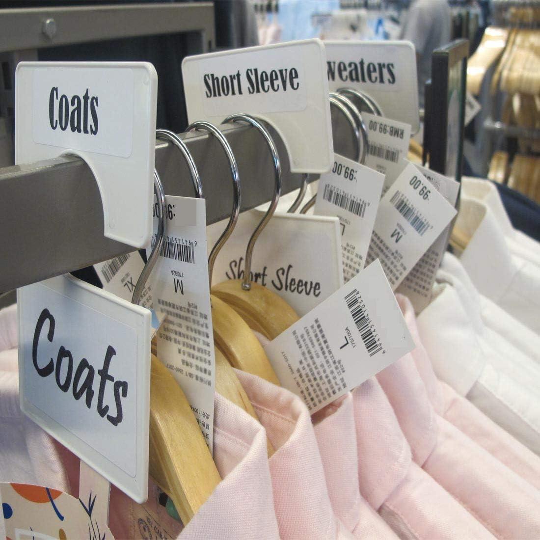 Divisores de Ropa TraGoods 10 Piezas Blanco Perla 13.6x9cm