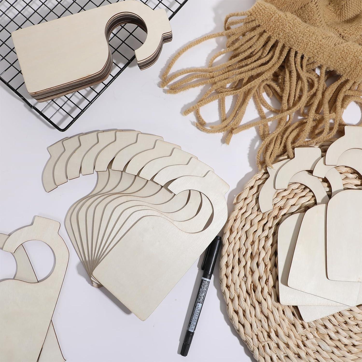 30 Separadores de Closet LLOUSSAK en Madera Blanca con Marcador