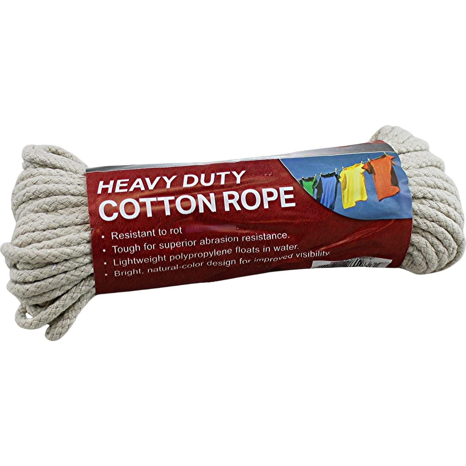 Cuerda de Algodón Trenzada 30.48m Dependable Alta Resistencia