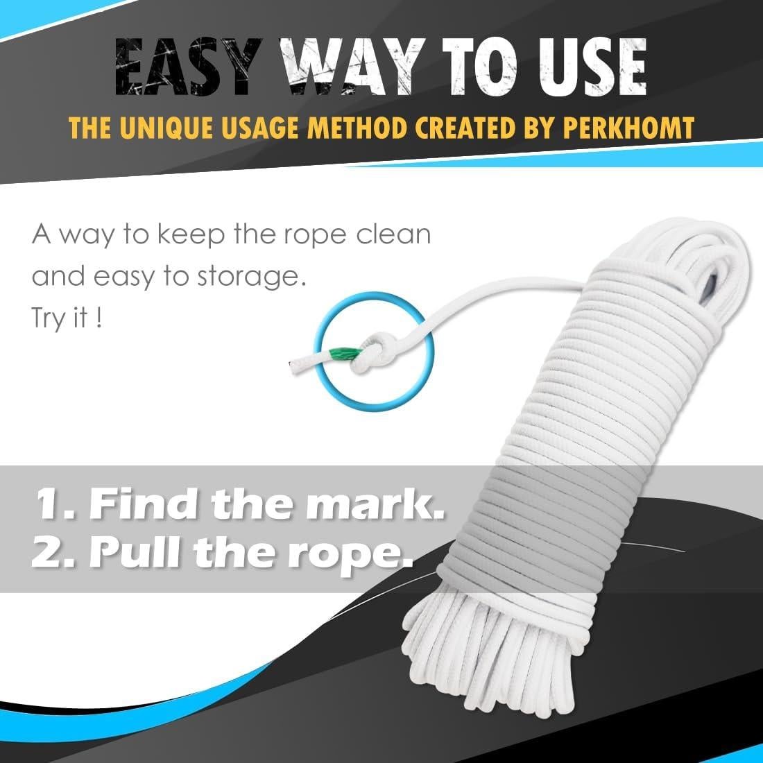 Cuerda de Algodón Trenzada 5 mm x 30.48 m PH Perkhomy