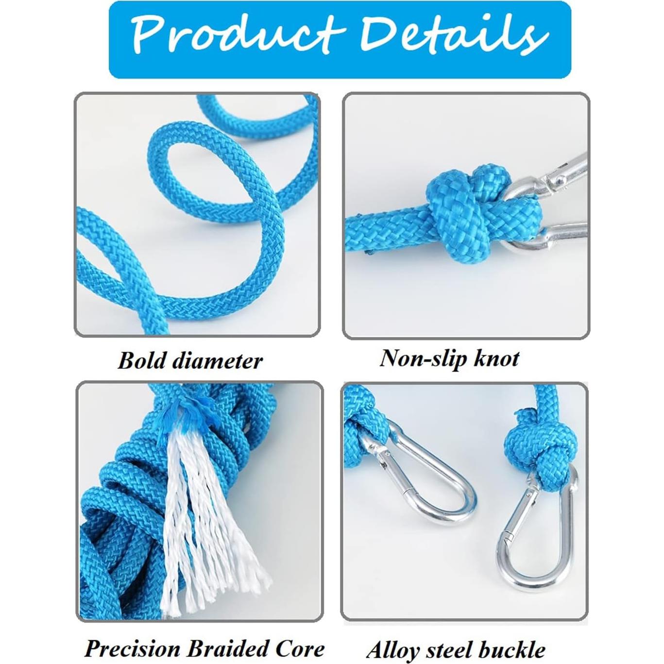 Cuerda de Tender Ropa Portátil BanYakong 10m Algodón Ajustable