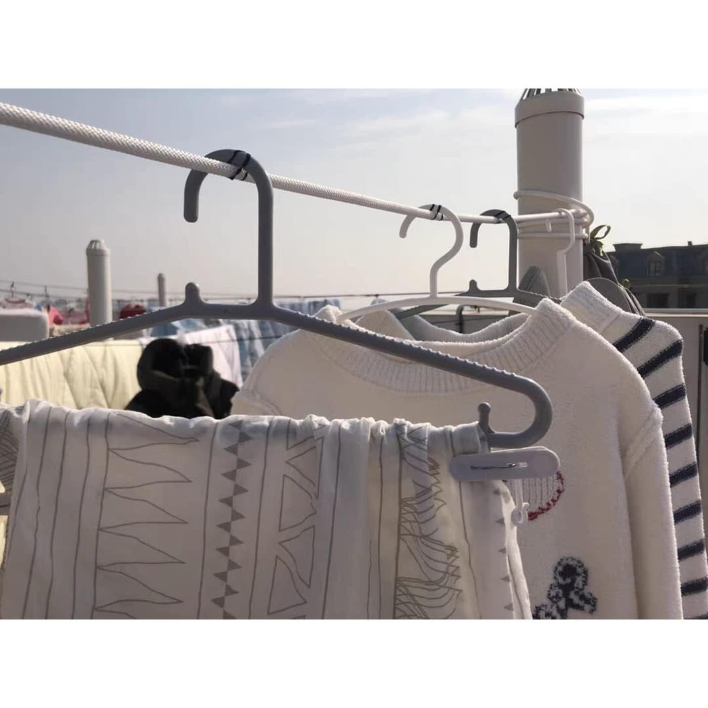 Cuerda de Tender Ropa Portátil BanYakong 10m Algodón Ajustable