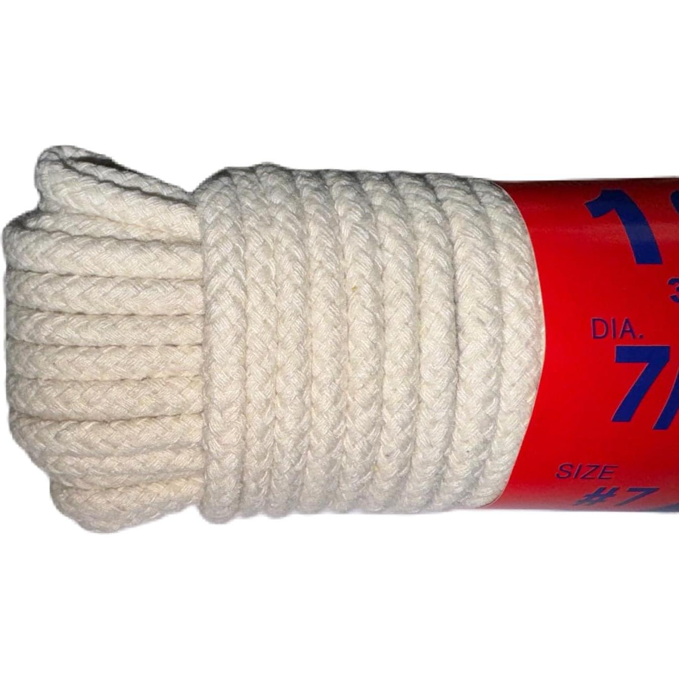 Cuerda de Algodón Trenzada Scottie 30.48 m 7/32" Blanca