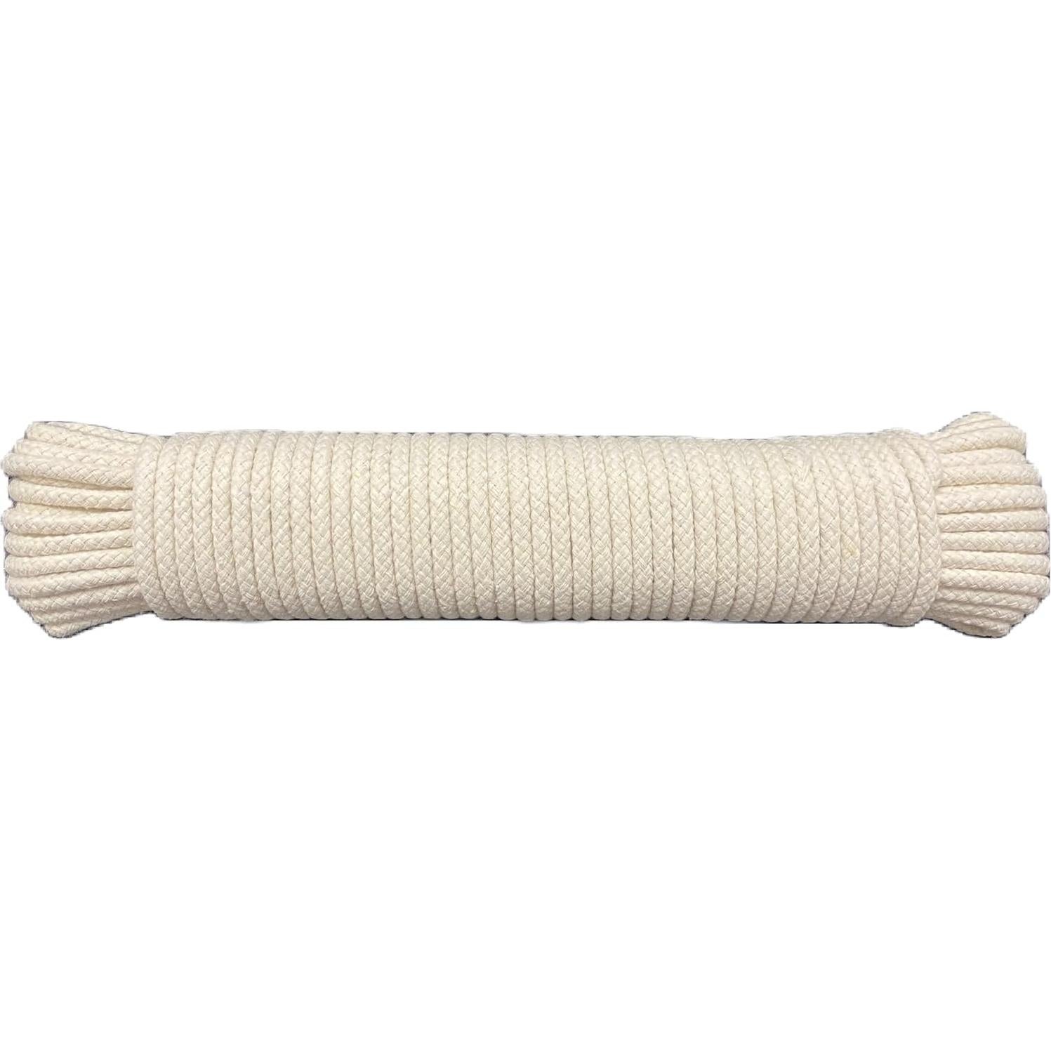 Cuerda de Algodón Trenzada Scottie 30.48 m 7/32" Blanca