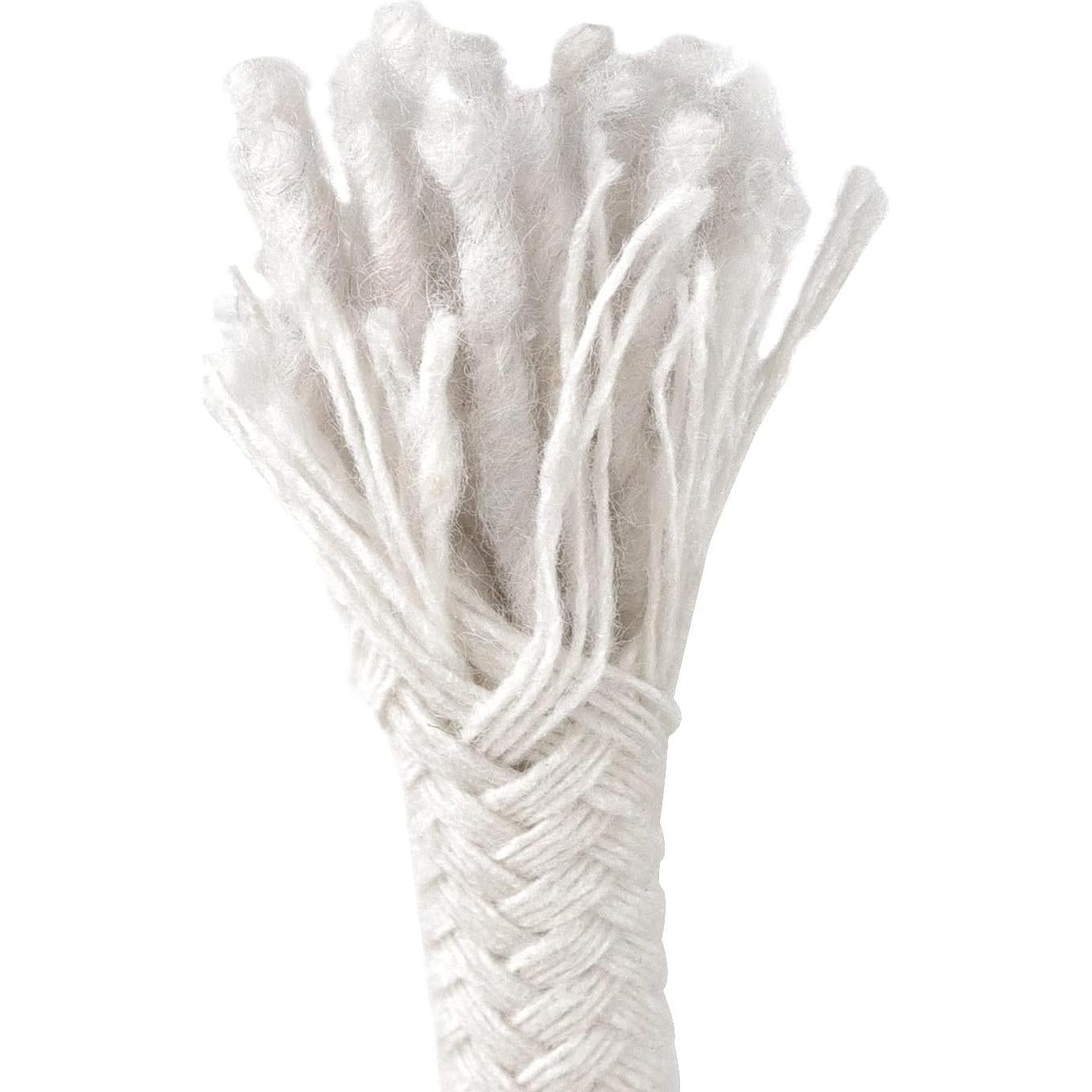 Cuerda de Algodón Trenzada MOUYAT 100 m x 6 mm Blanca Multiusos