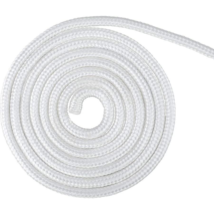 Cuerda de Nylon Trenzada jijAcraft 30.48m 6mm Blanca Multiusos