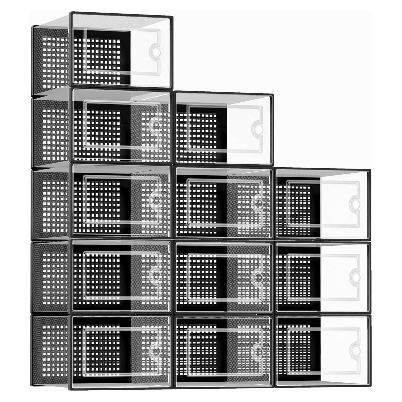 Cajas de Almacenamiento para Zapatos Kuject 12 Piezas X-Large
