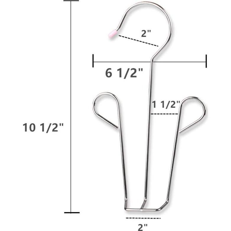 Estante de Secado para Zapatos Leoyoubei - 5 Perchas Acero Inoxidable
