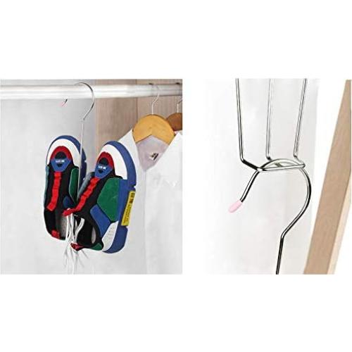 Estante de Secado para Zapatos Leoyoubei - 5 Perchas Acero Inoxidable