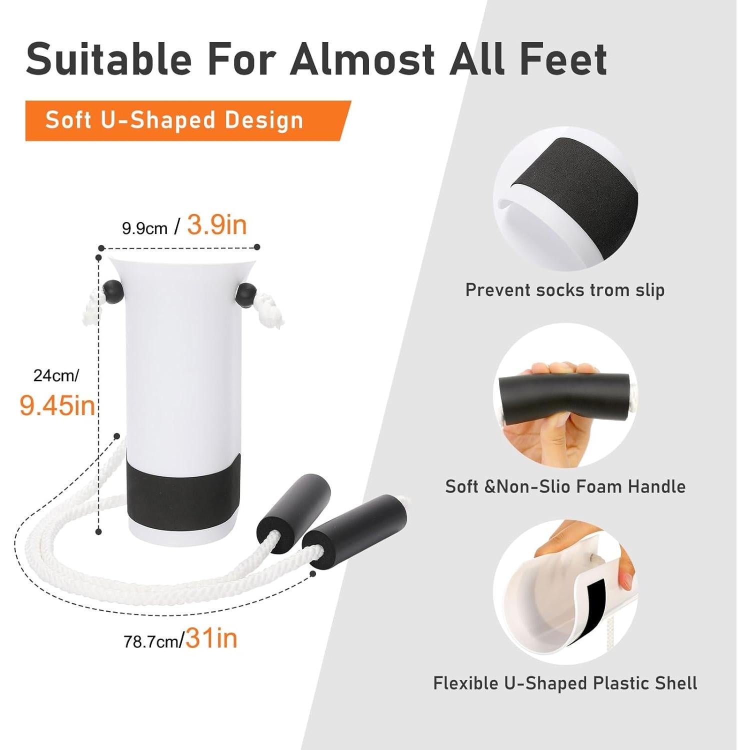 Kit Ayuda para Poner Calcetines JFMkaer - 36 cm Asistente