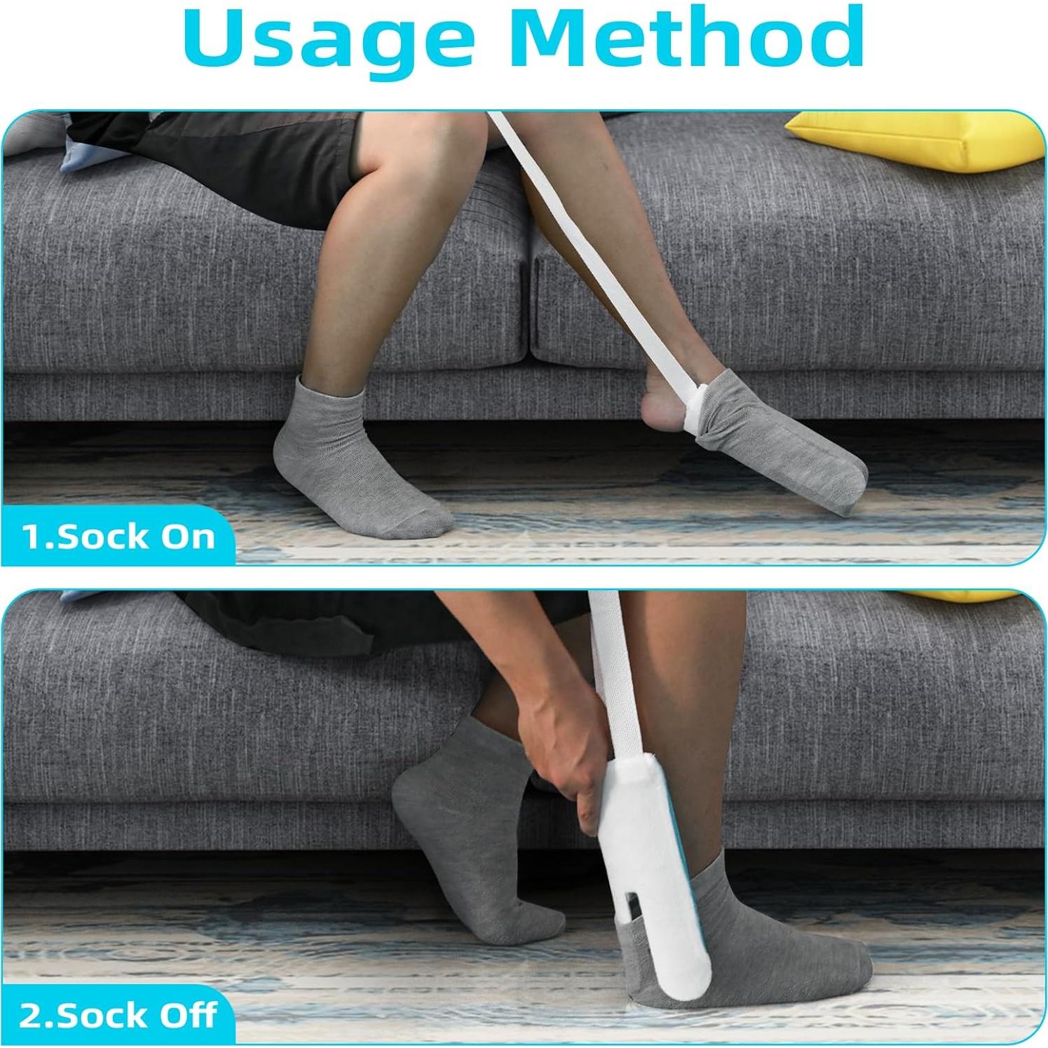 Ayudante para Poner Calcetines KkaFFe 71 cm Ajustable