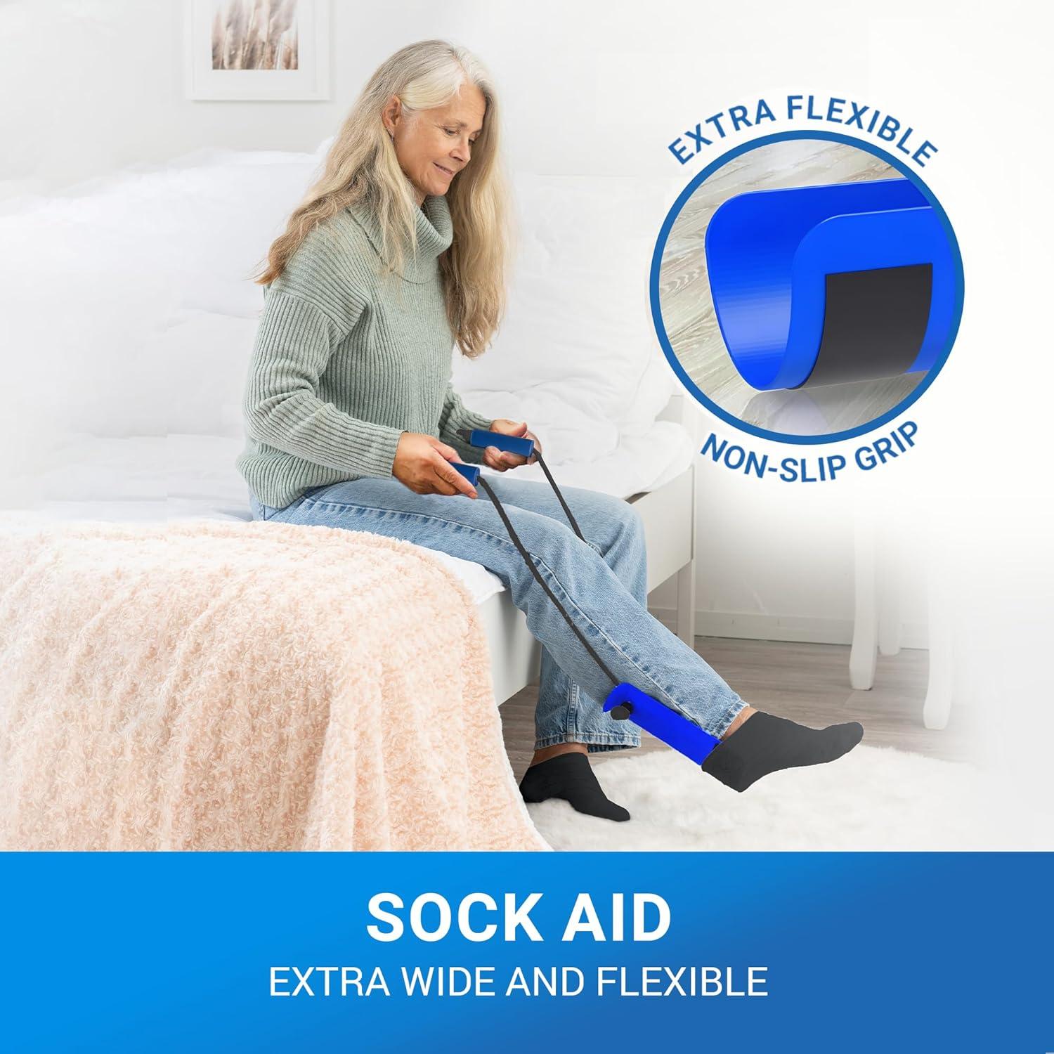 Ayuda para Poner Calcetines Sliq - Kit de Vestir 5 en 1