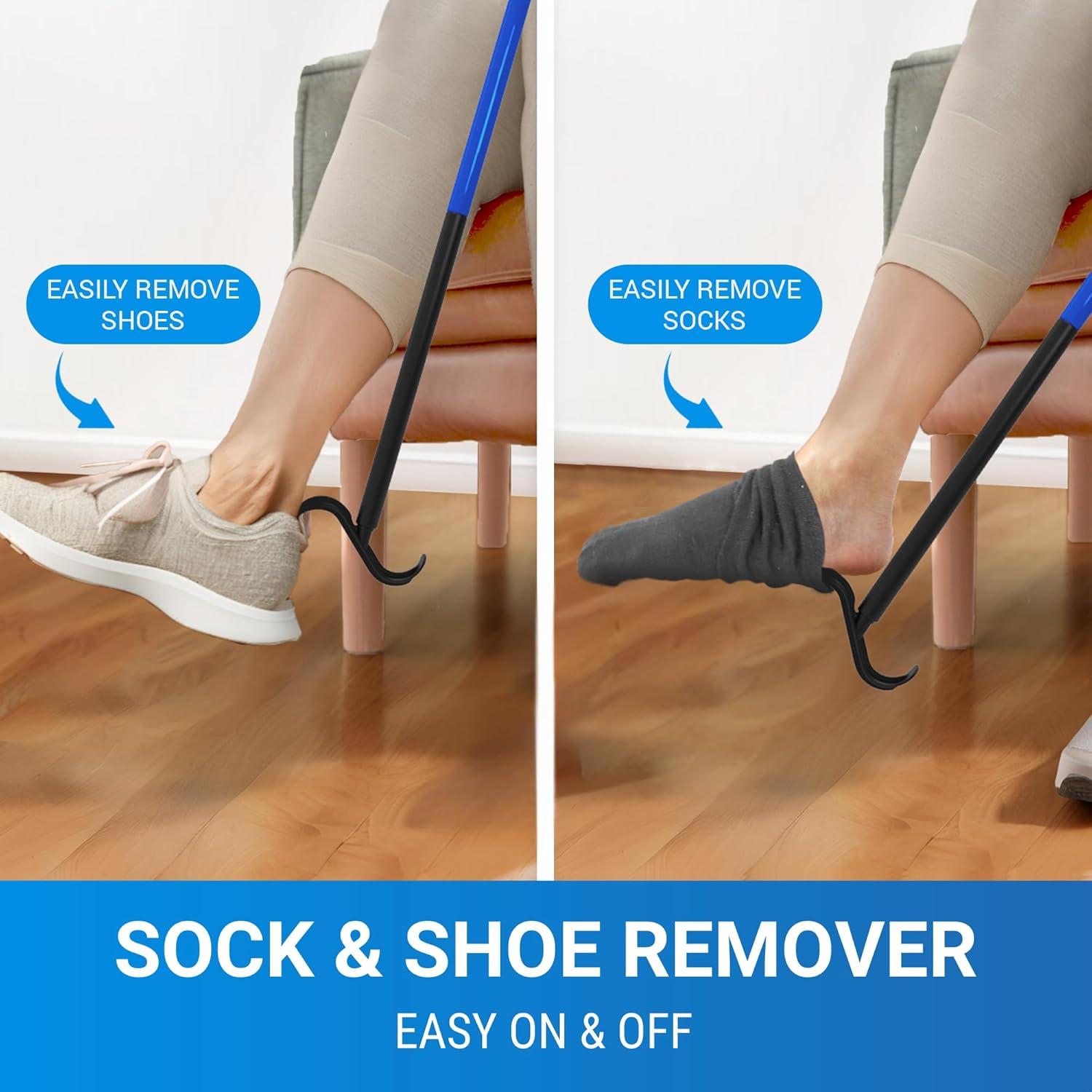 Ayuda para Poner Calcetines Sliq - Kit de Vestir 5 en 1