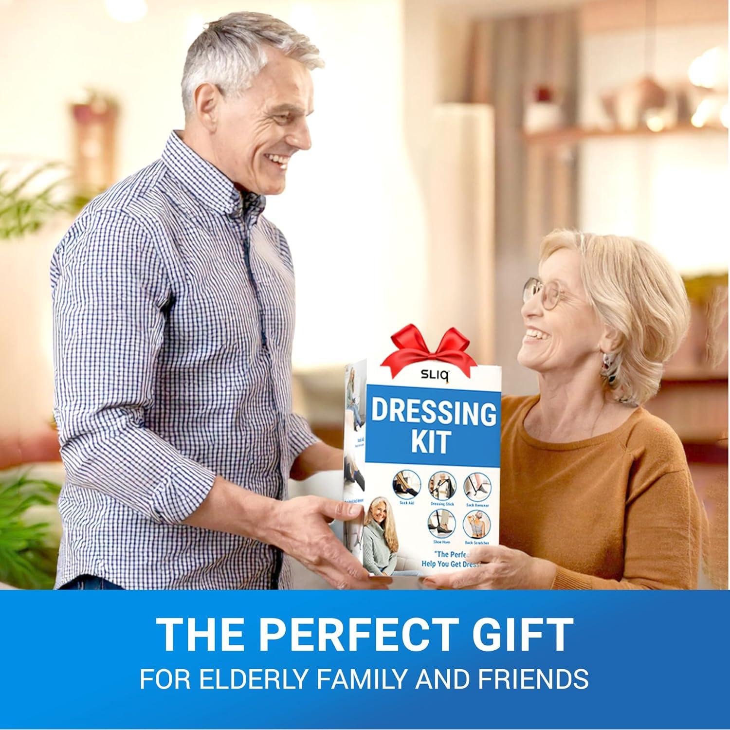 Ayuda para Poner Calcetines Sliq - Kit de Vestir 5 en 1