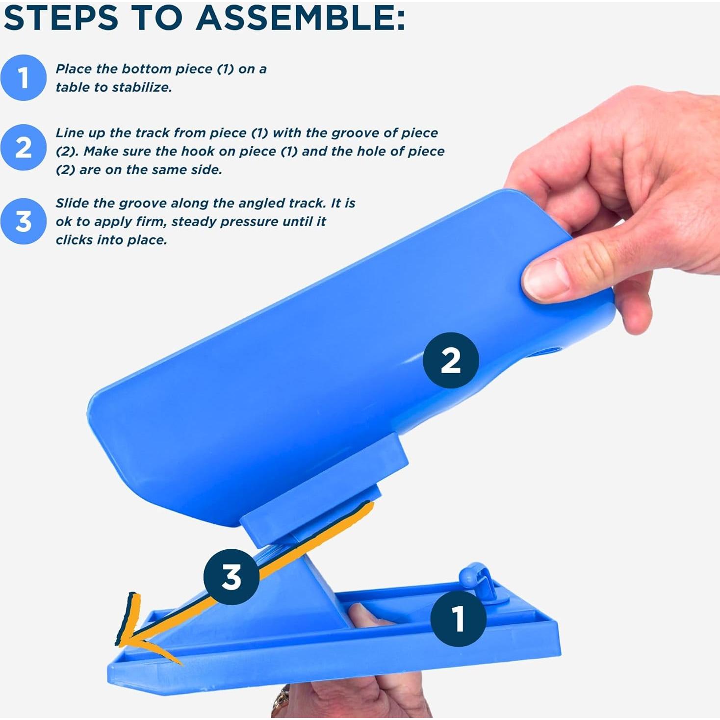 Asistente para Poner Calcetines OrthoSleeve Azul - Ayuda Movilidad