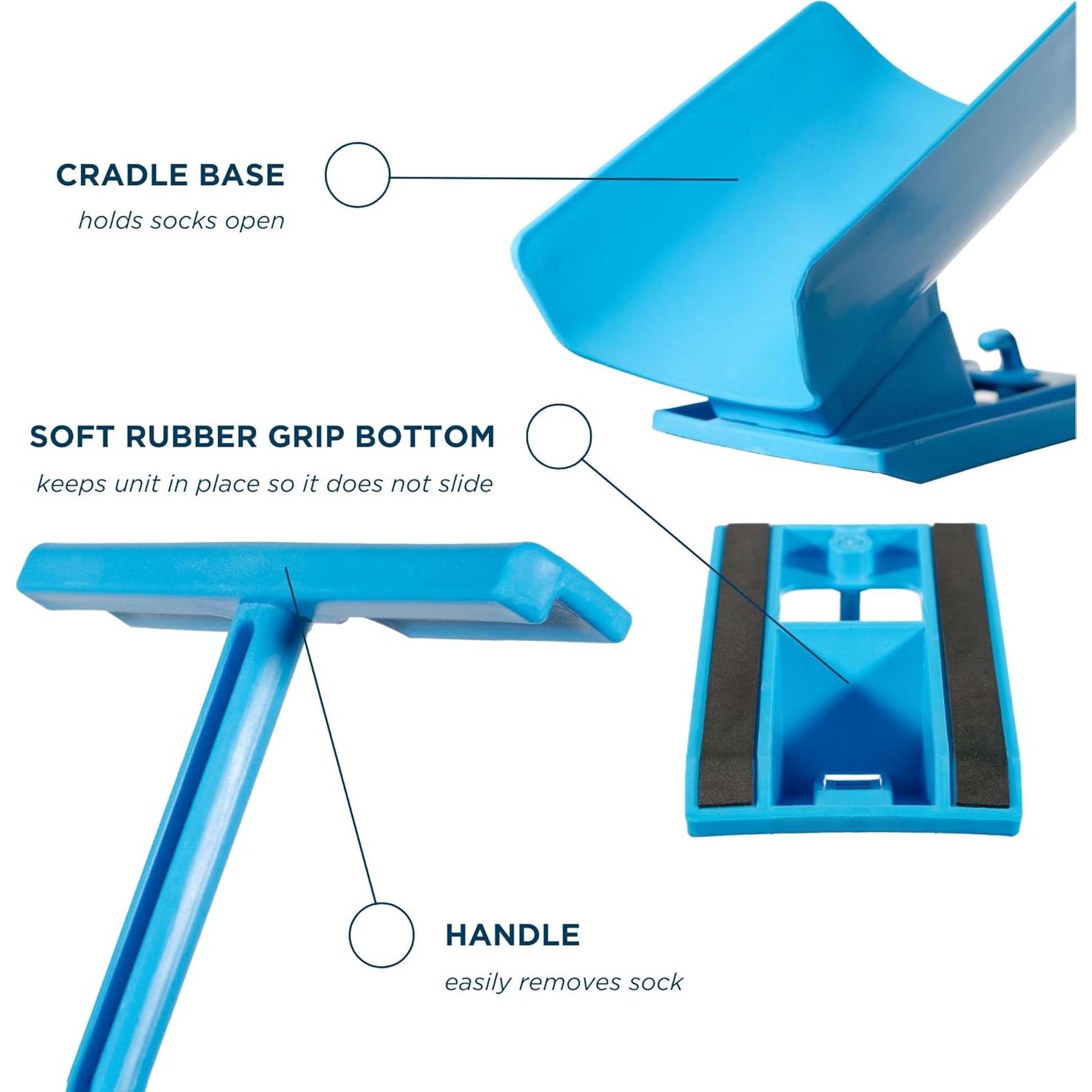 Asistente para Poner Calcetines OrthoSleeve Azul - Ayuda Movilidad