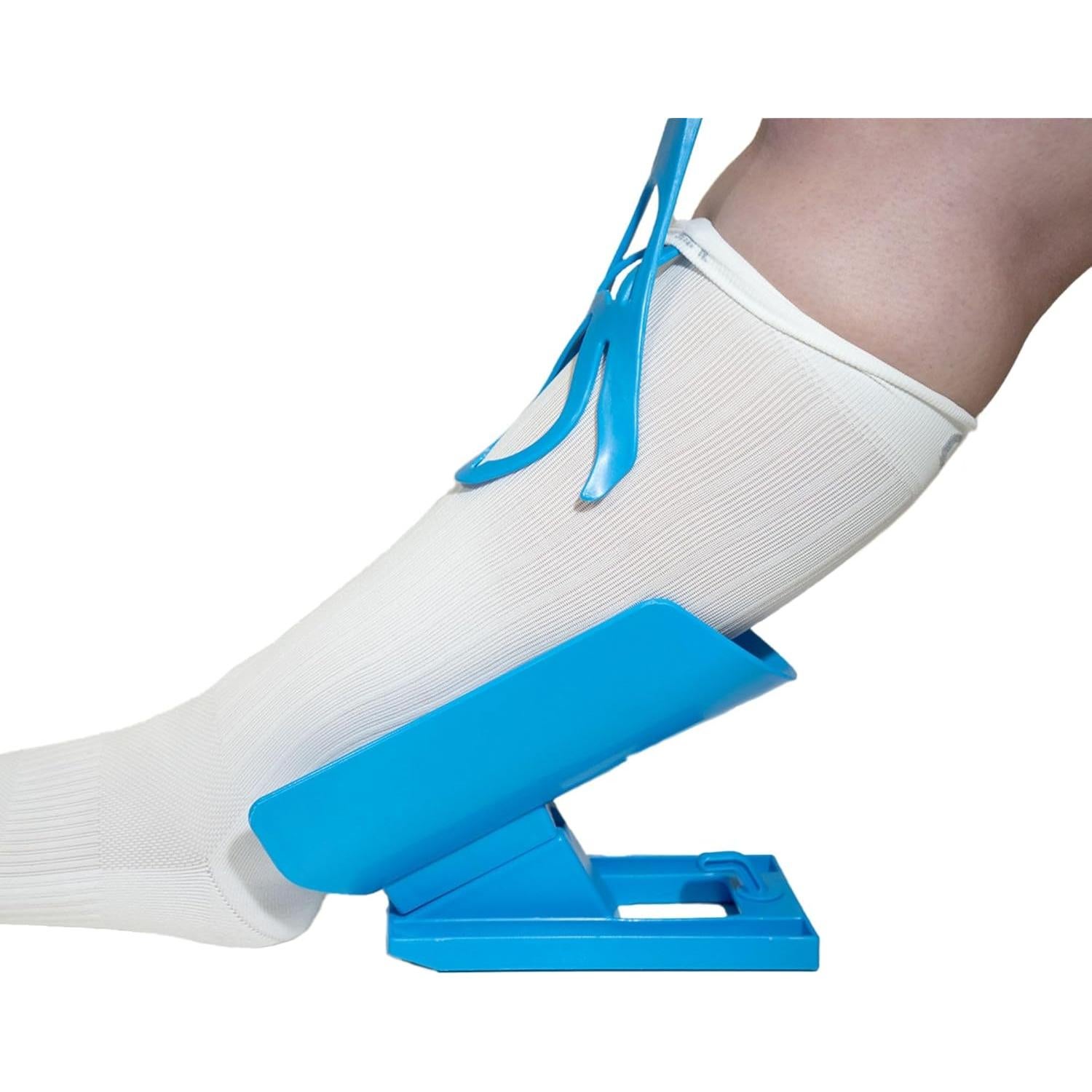 Asistente para Poner Calcetines OrthoSleeve Azul - Ayuda Movilidad