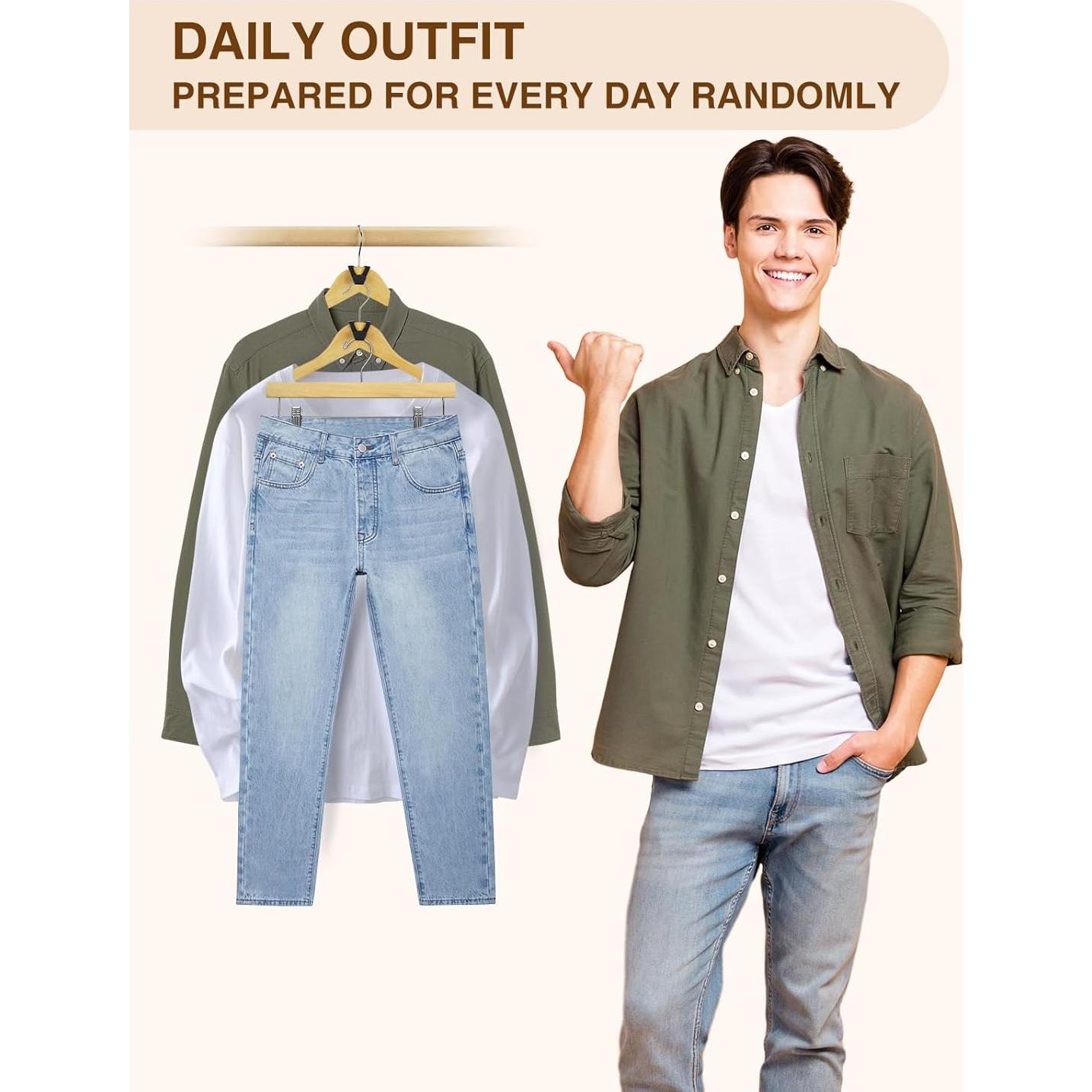 Ganchos Conectores de Perchas Smartor 60 Piezas Negro