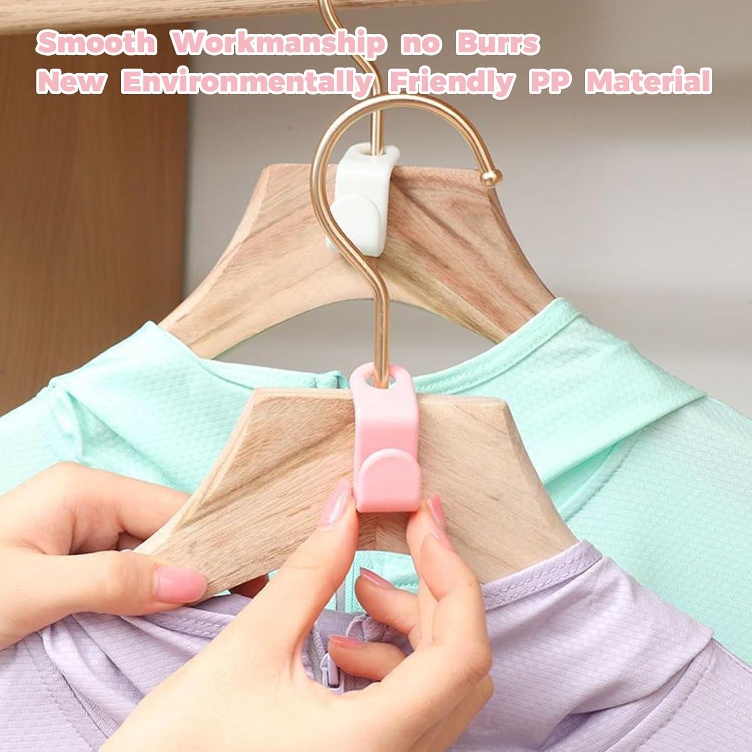 Ganchos Conectores para Perchas SpaLoo - 50 Pcs Blanco