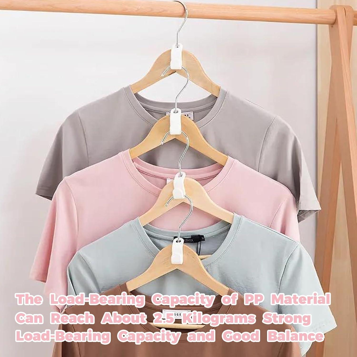 Ganchos Conectores para Perchas SpaLoo - 50 Pcs Blanco