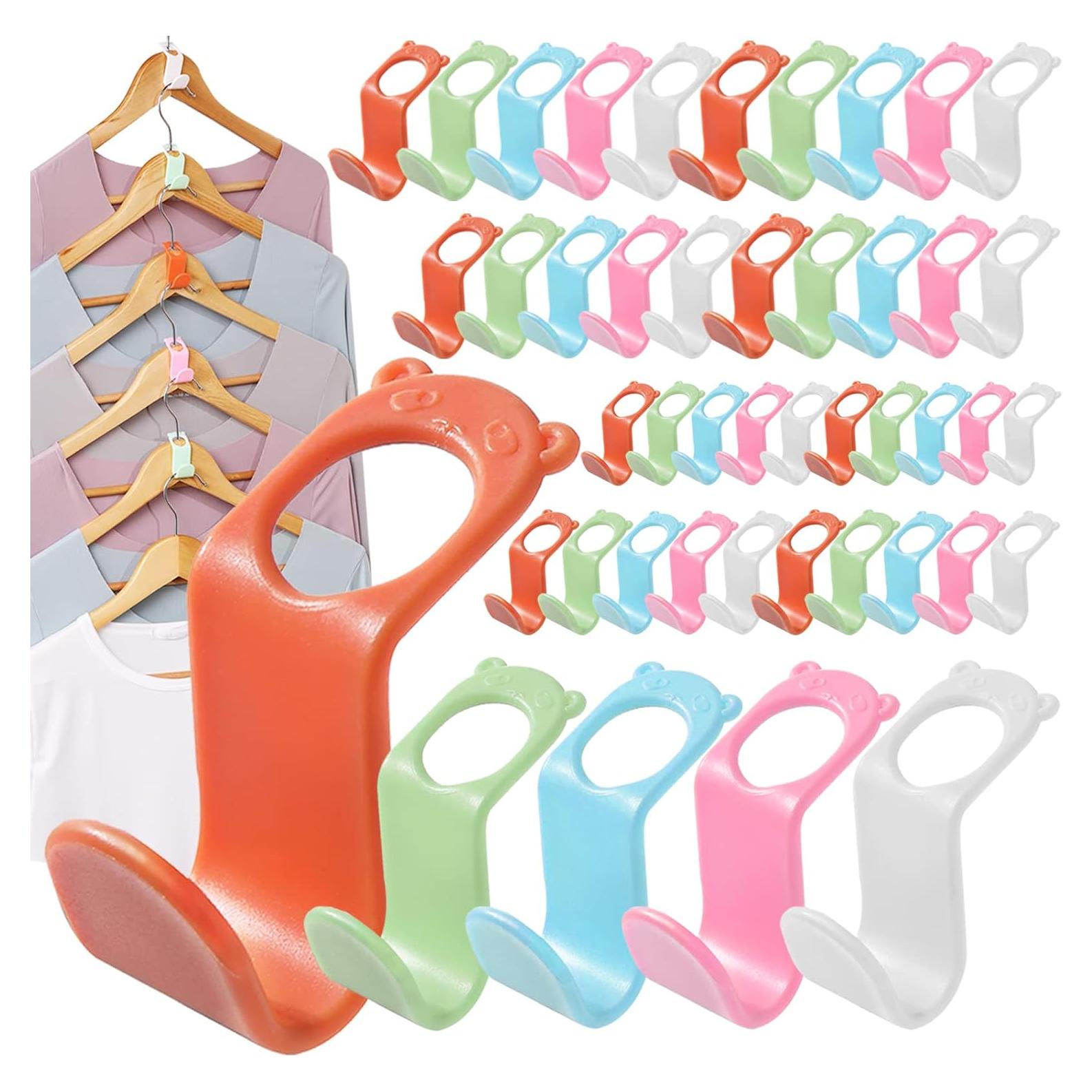 Ganchos Extensores para Perchas SLMT 50PCS Ahorra Espacio