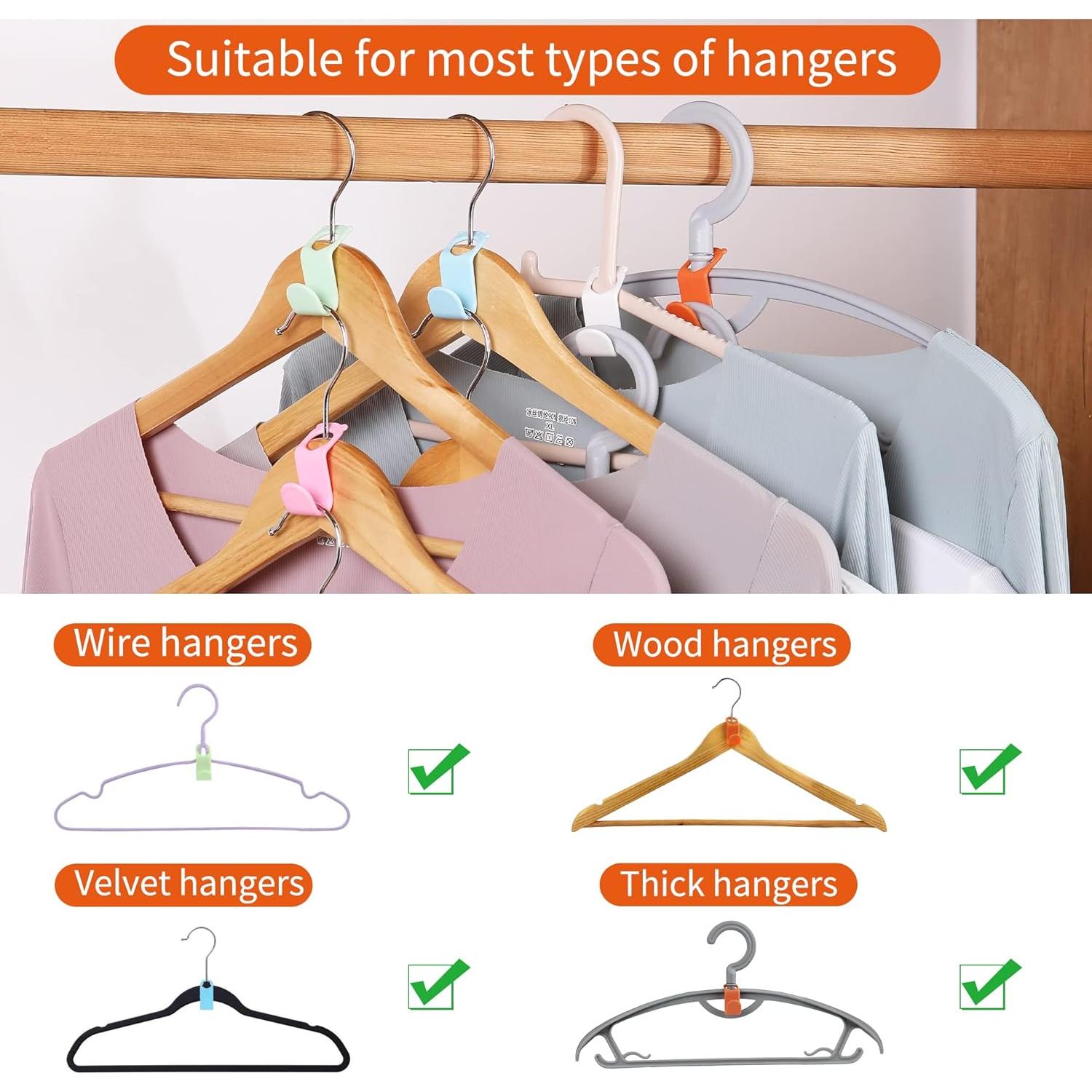 Ganchos Extensores para Perchas SLMT 50PCS Ahorra Espacio