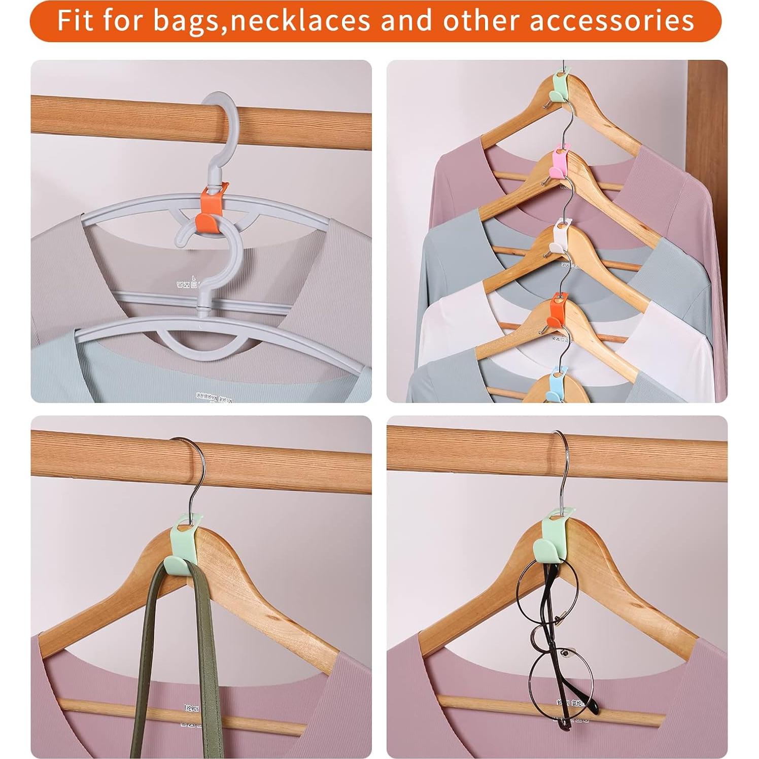 Ganchos Extensores para Perchas SLMT 50PCS Ahorra Espacio