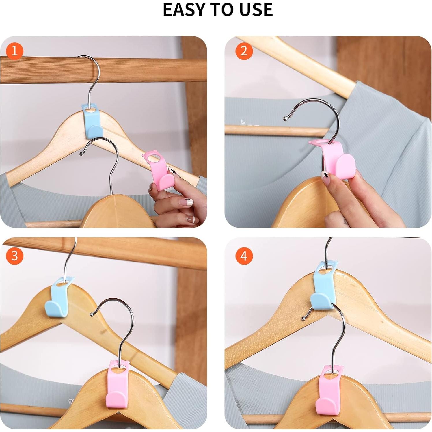 Ganchos Extensores para Perchas SLMT 50PCS Ahorra Espacio