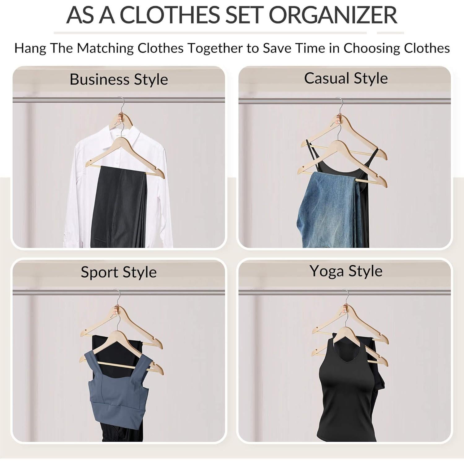 Ganchos Conectores de Perchas ZEDODIER 20 Piezas Metal Oro Rosa