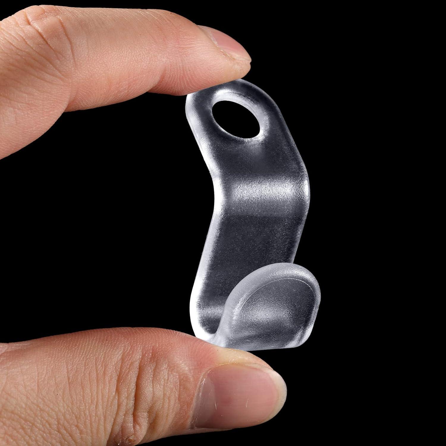 Ganchos Conectores de Perchas Jetec 48 Piezas Transparentes