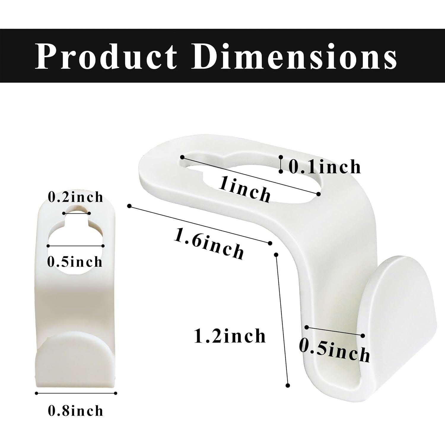 Ganchos Conectores para Perchas C CRYSTAL LEMON - 50 Piezas