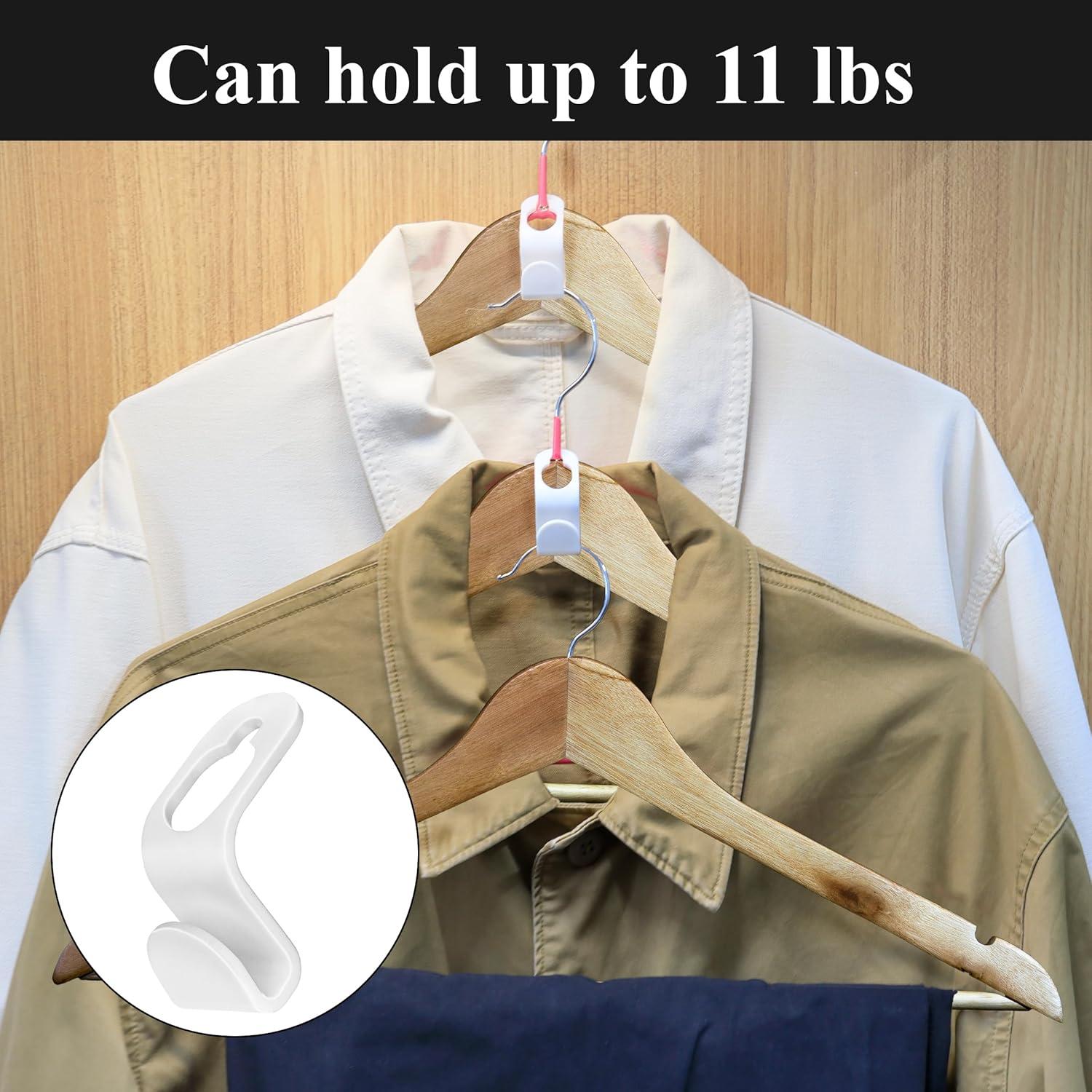 Ganchos Conectores para Perchas C CRYSTAL LEMON - 50 Piezas