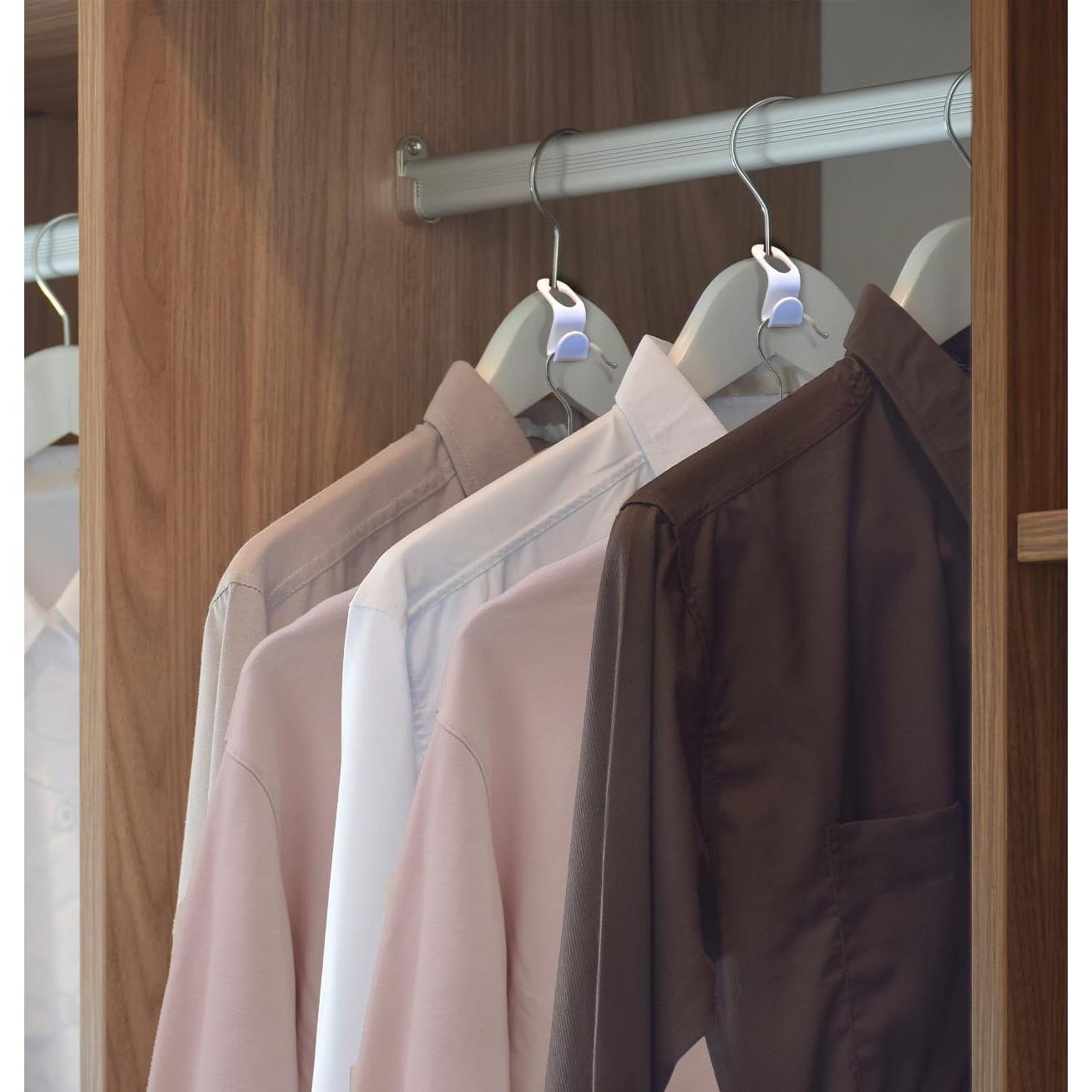 Ganchos Conectores para Perchas C CRYSTAL LEMON - 50 Piezas