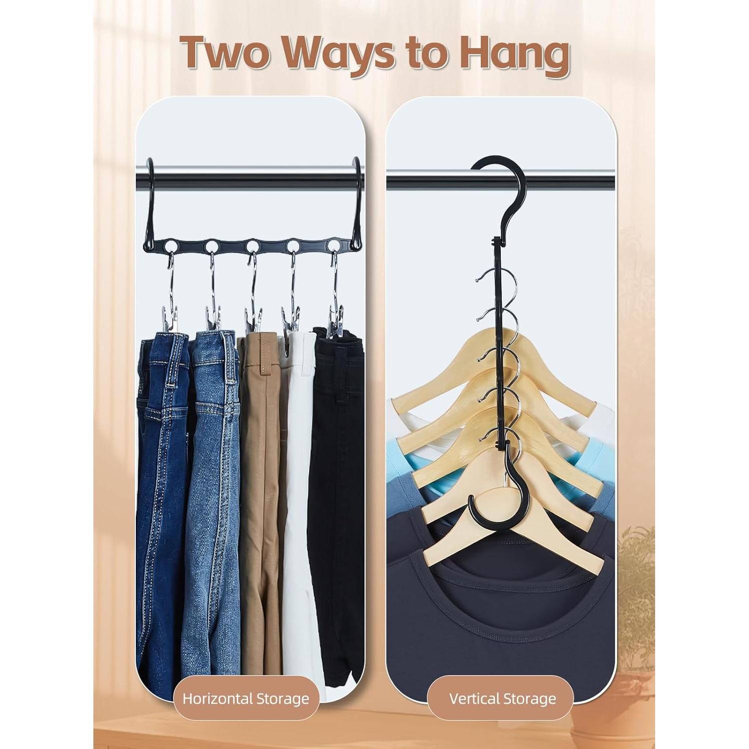 Ganchos Mágicos Ahorra Espacio HOUSE DAY - Paquete de 10