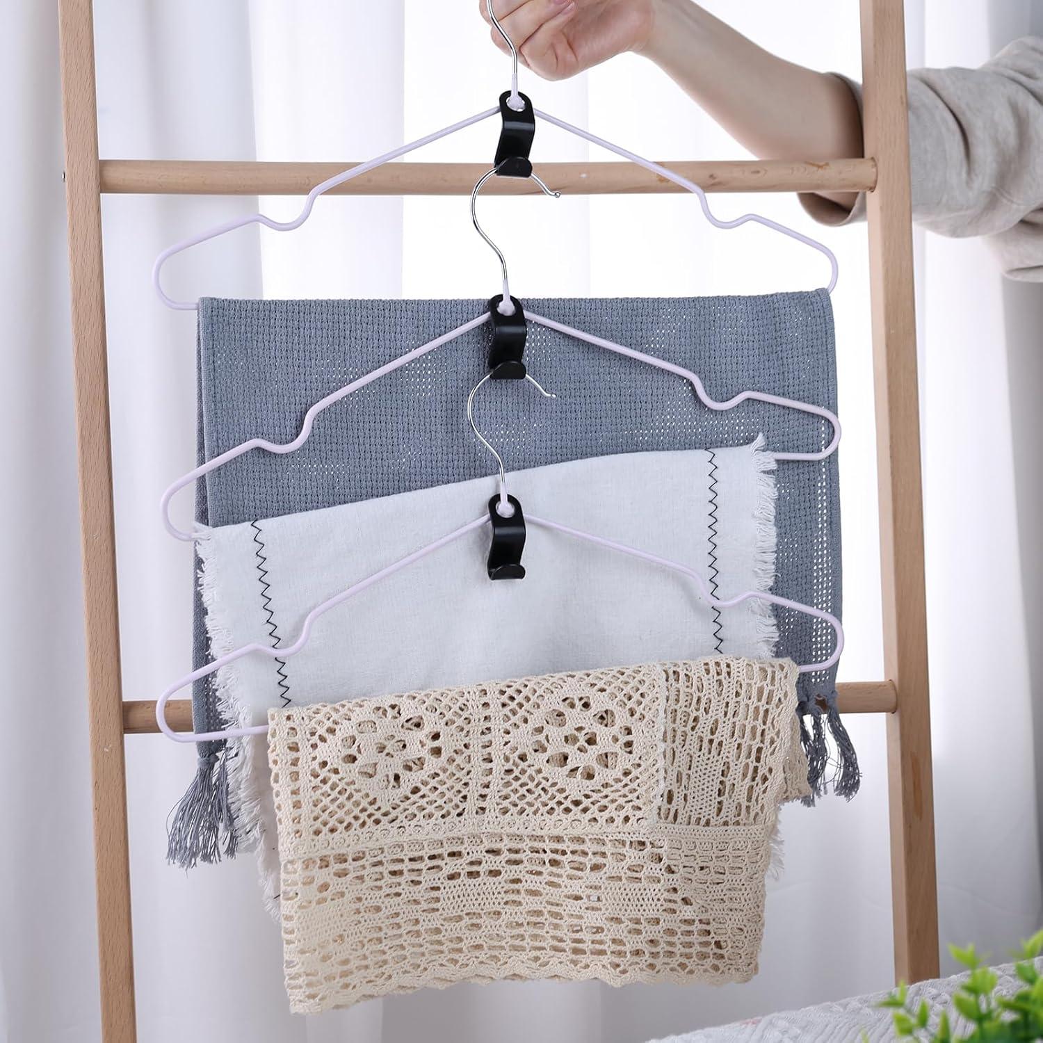 Ganchos Conectores de Ropa MCPINKY 50PCS Ahorra Espacio