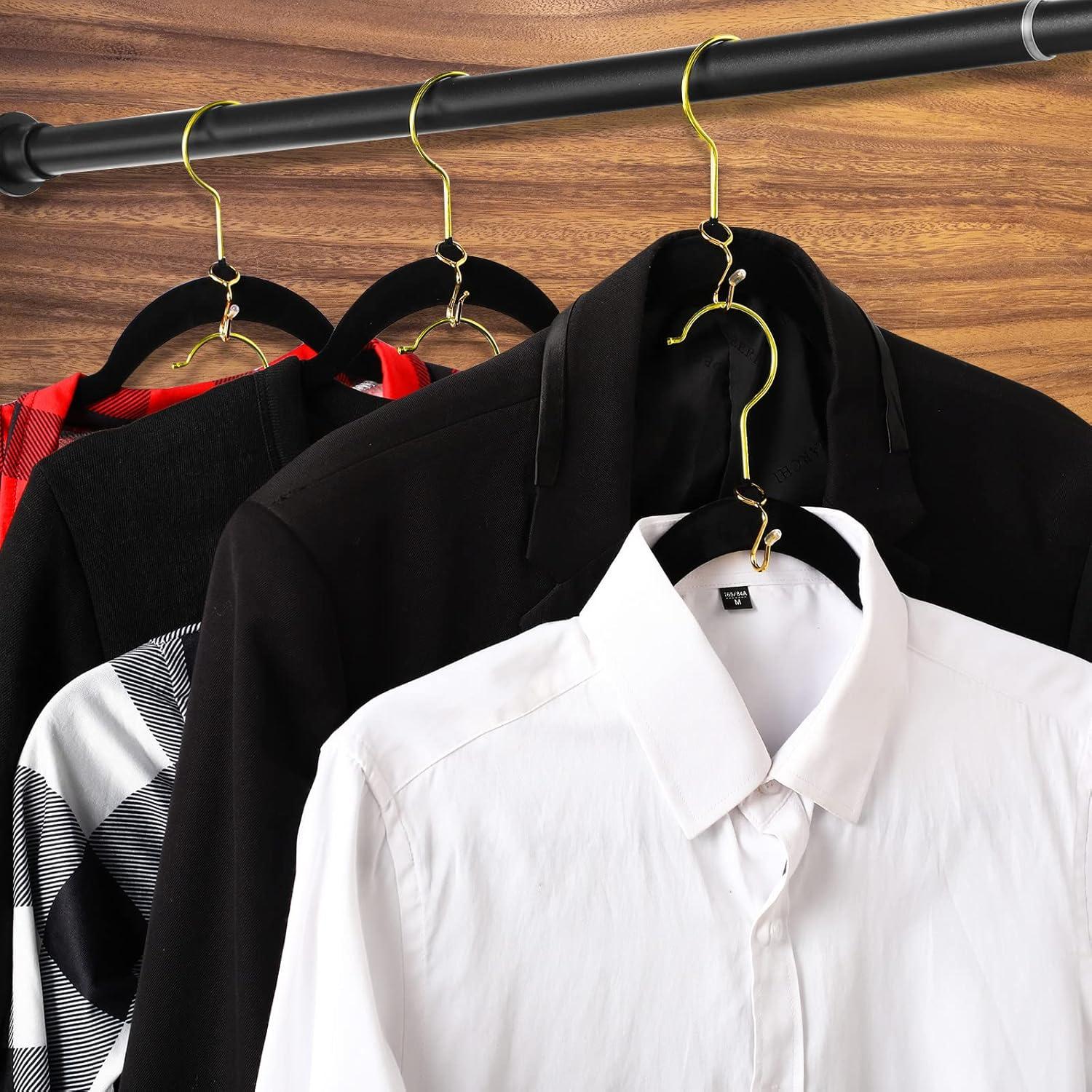 Ganchos Conectores de Perchas Sratte 50 Piezas Dorado