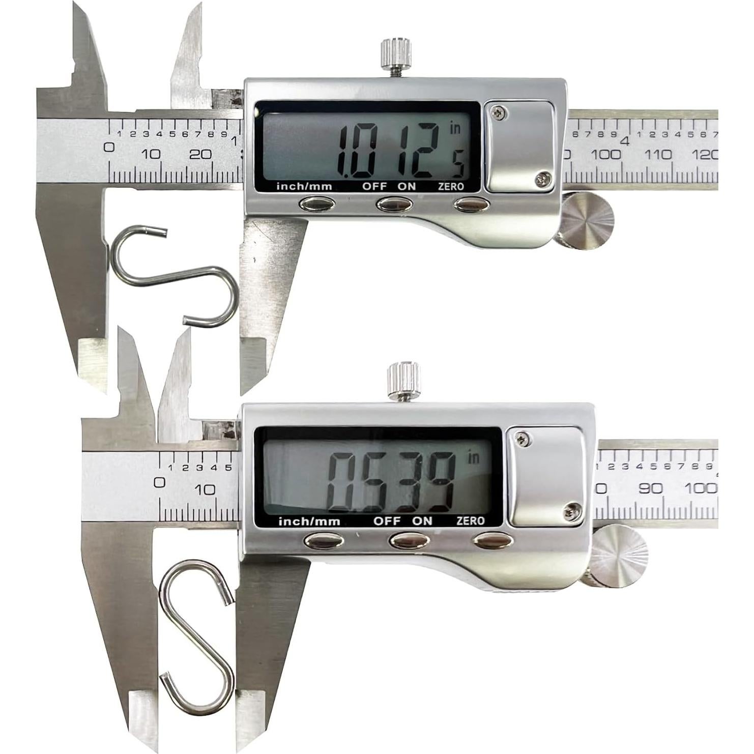 200 Ganchos en S de Acero Inoxidable Vafon 2.54 cm Plata