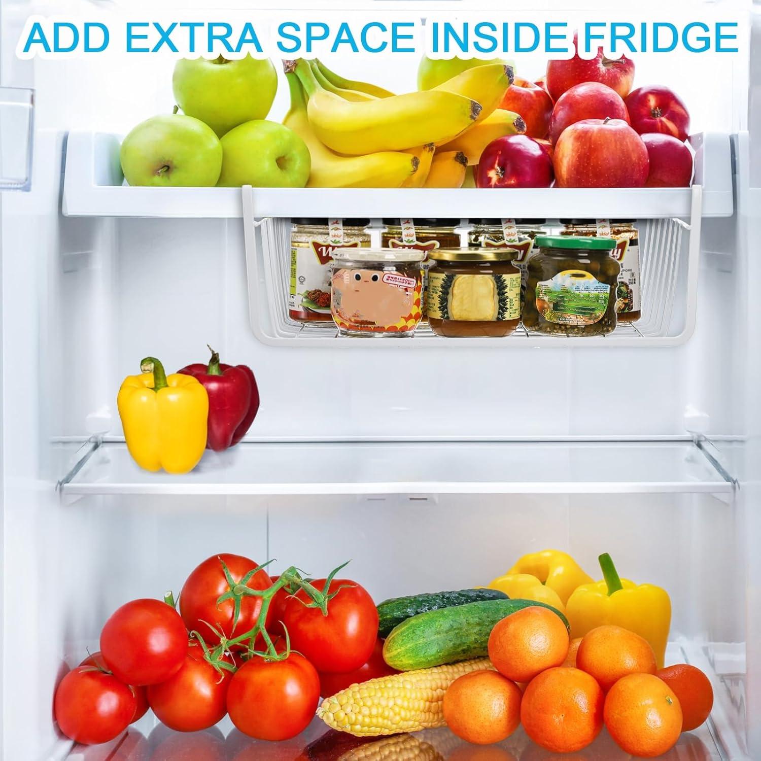 Cestas de Almacenamiento Colgantes Tebery 4 Piezas Blanco