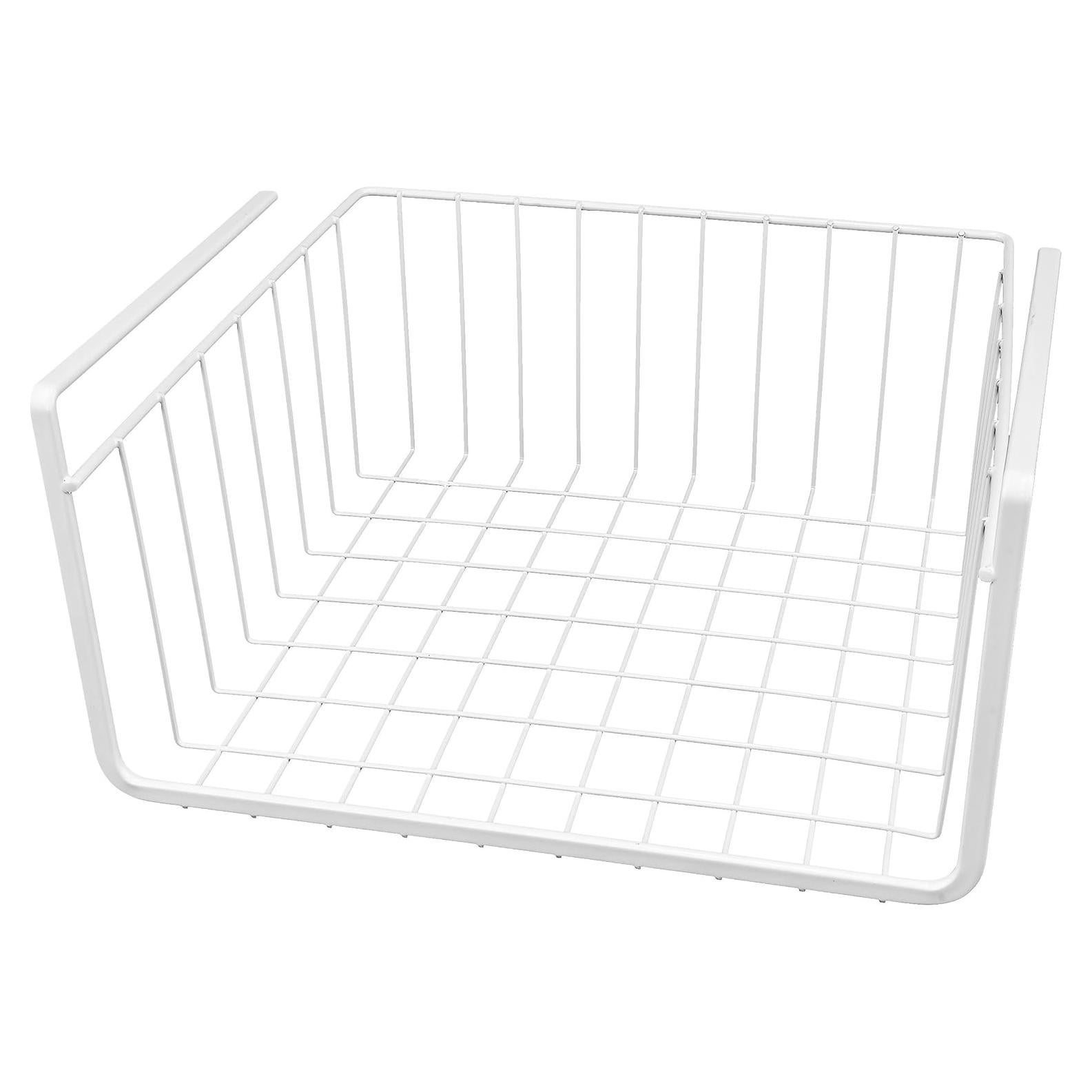 Cesta de Almacenamiento Bajo Estante Blanca 28 cm - Southern Homewares