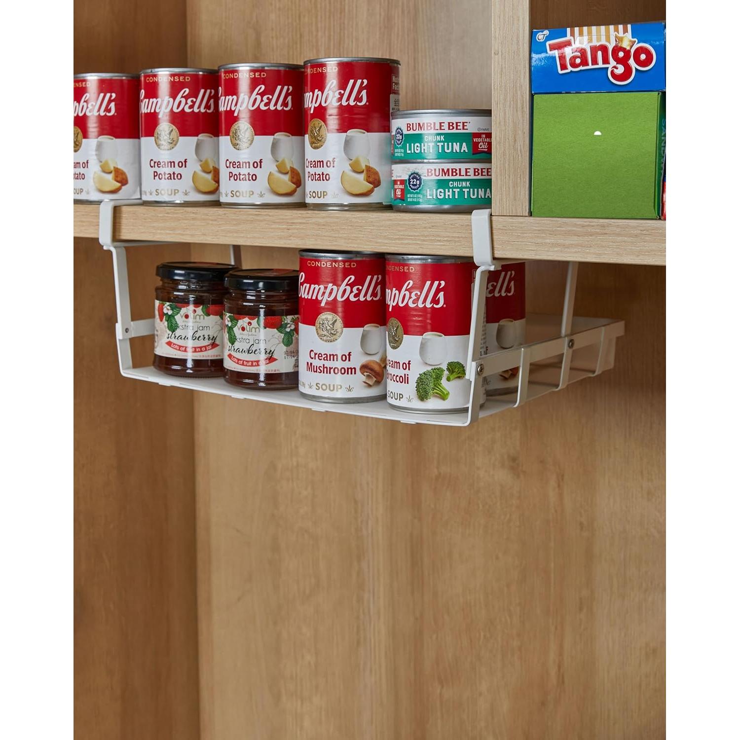 Cesta de Almacenamiento Colgante Abitrothy 2 Paquete Blanca