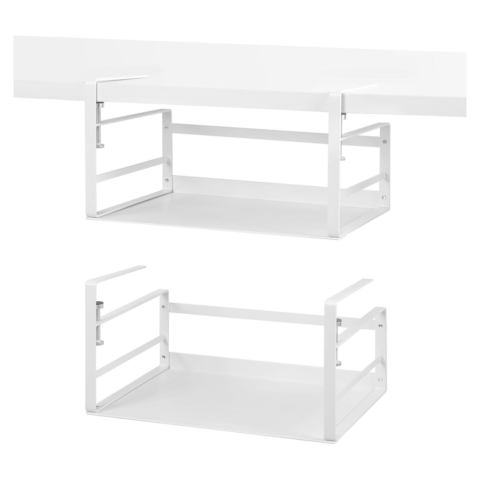 Organizador Bajo Estante Nxconsu 2 Pack Blanco 25x34 cm