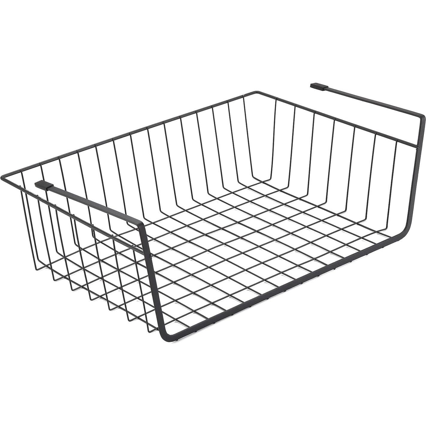 Cesta de Almacenamiento Colgante GENIYA 6PCS 40.9x25.4cm Negra