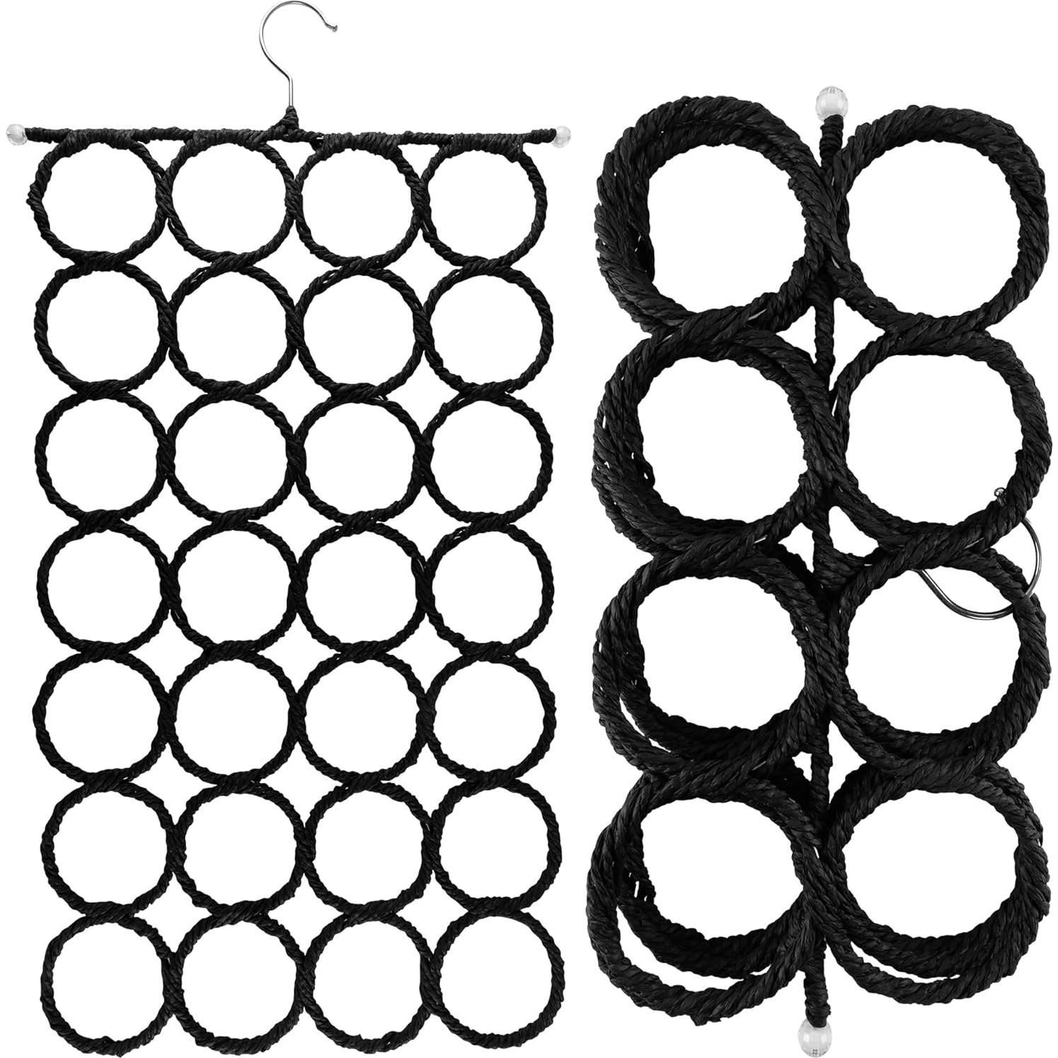 Perchero Plegable Super Z Outlet 28 Agujeros Negro Organizador