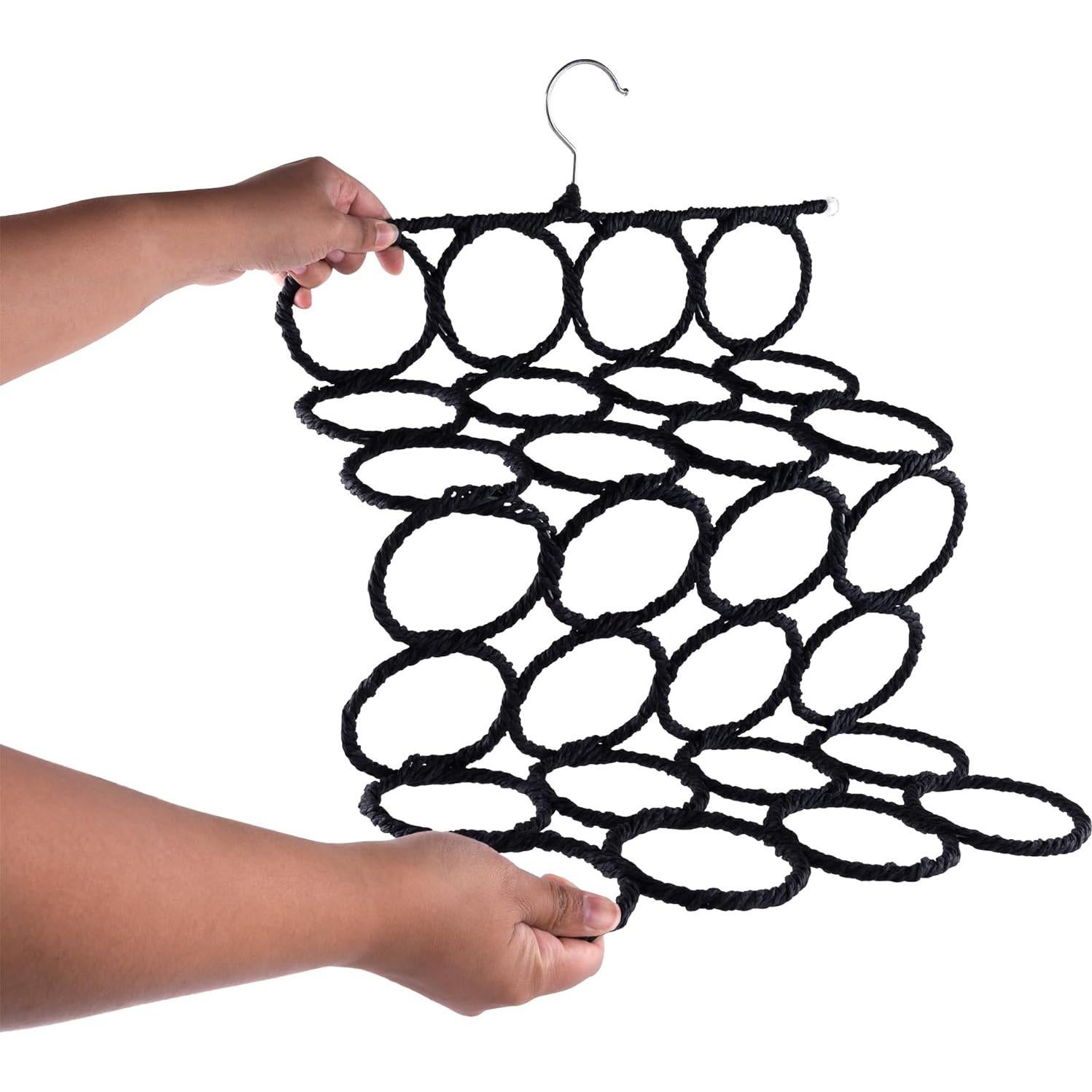 Perchero Plegable Super Z Outlet 28 Agujeros Negro Organizador