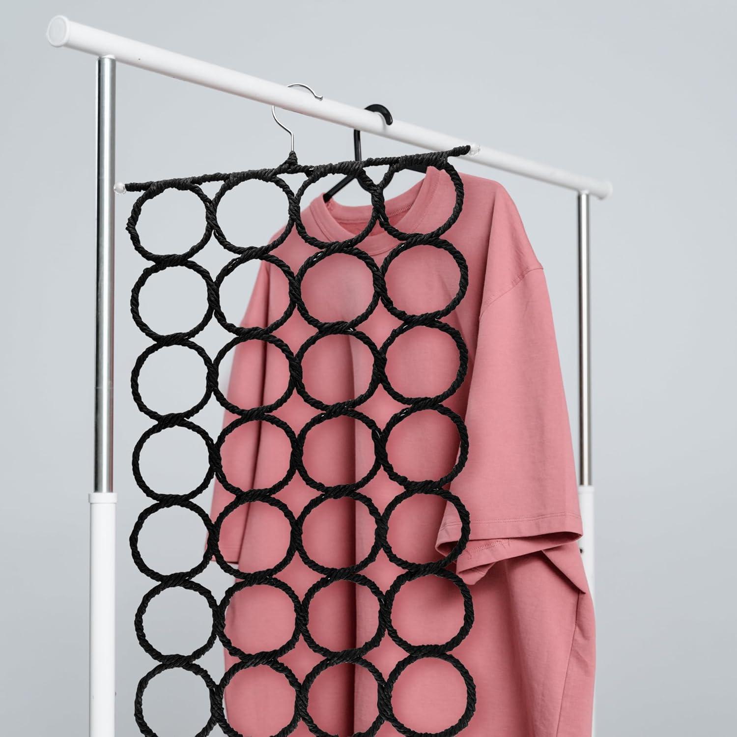 Perchero Plegable Super Z Outlet 28 Agujeros Negro Organizador