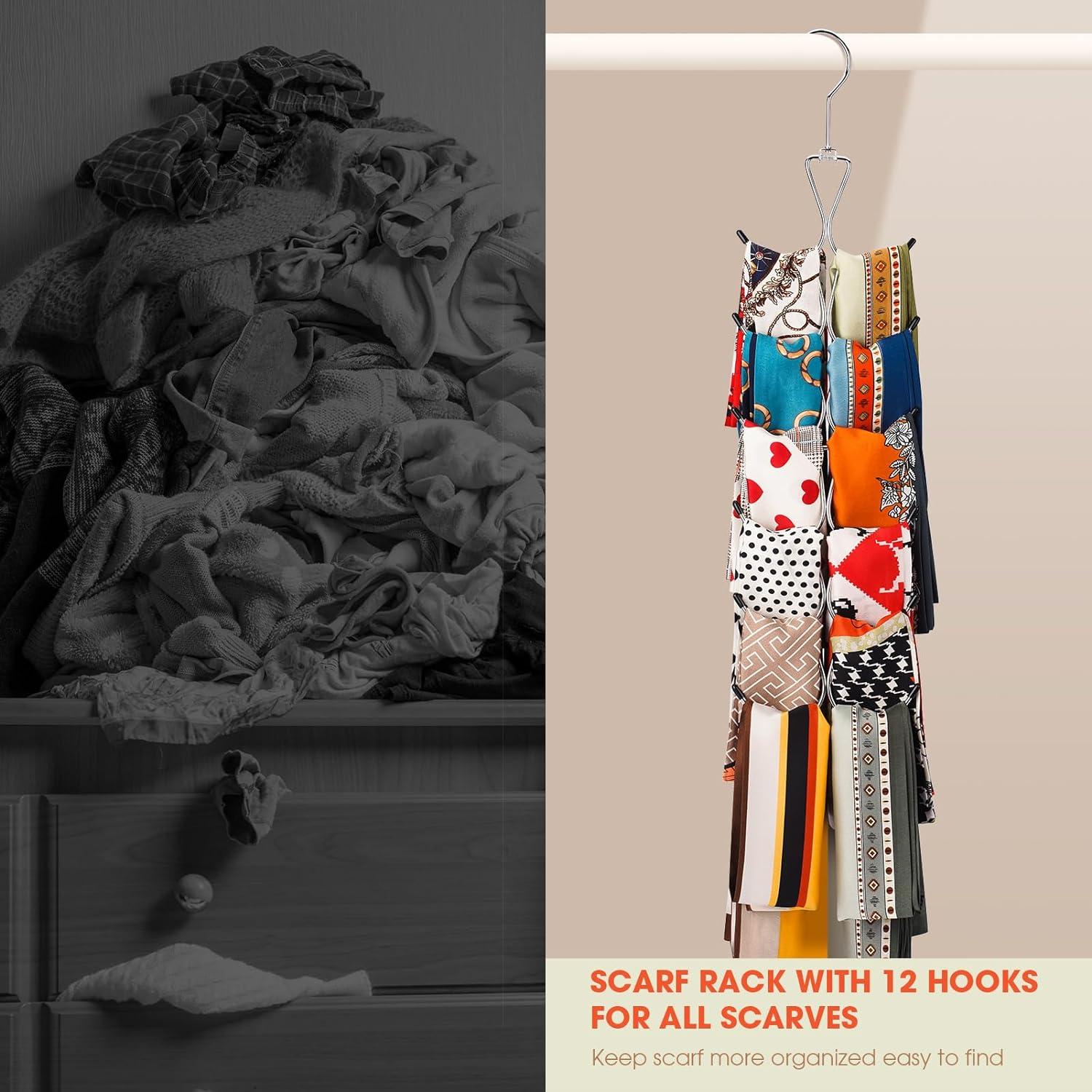 Perchero de Bufandas Uinicor 2 Piezas 9 kg Capacidad