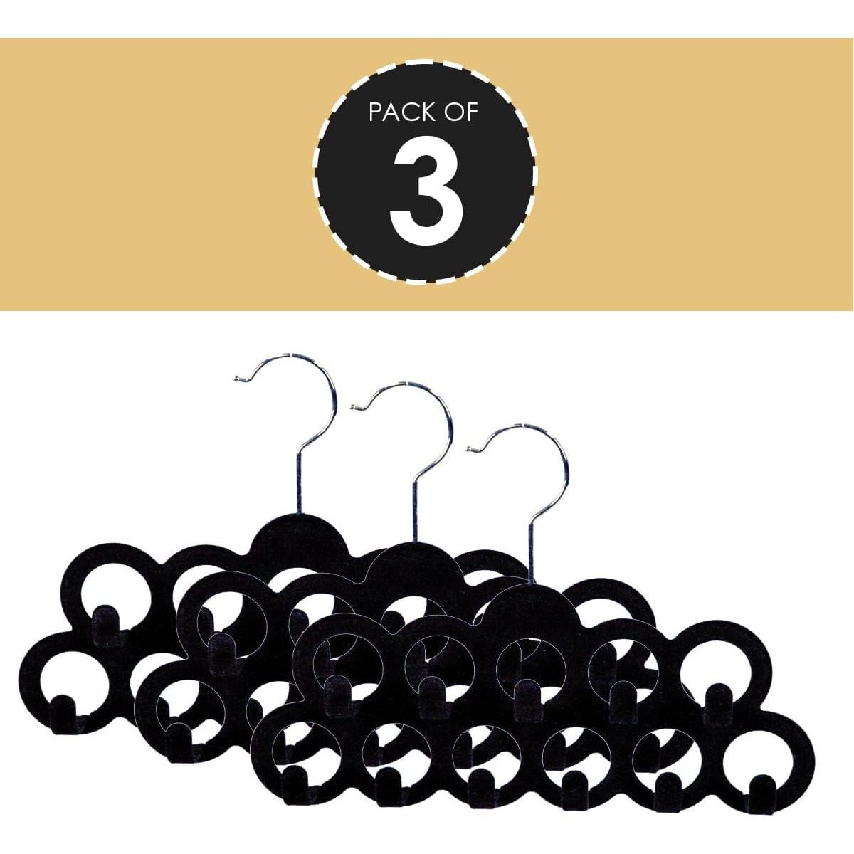 Organizador de Bufandas y Cinturones Home Basics, 3 Piezas